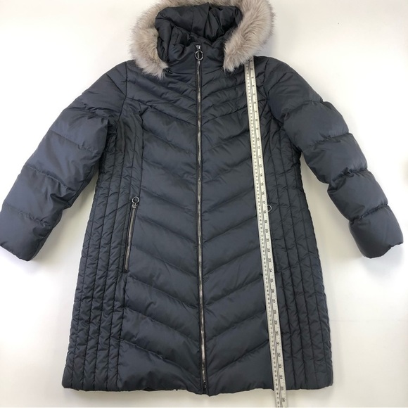 ANNE Klein chevron quilted puffa parka Size 16 - Picture 7 of 14